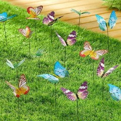 Садовые штекеры "Волшебство бабочек", 24 штуки, высота 25 см